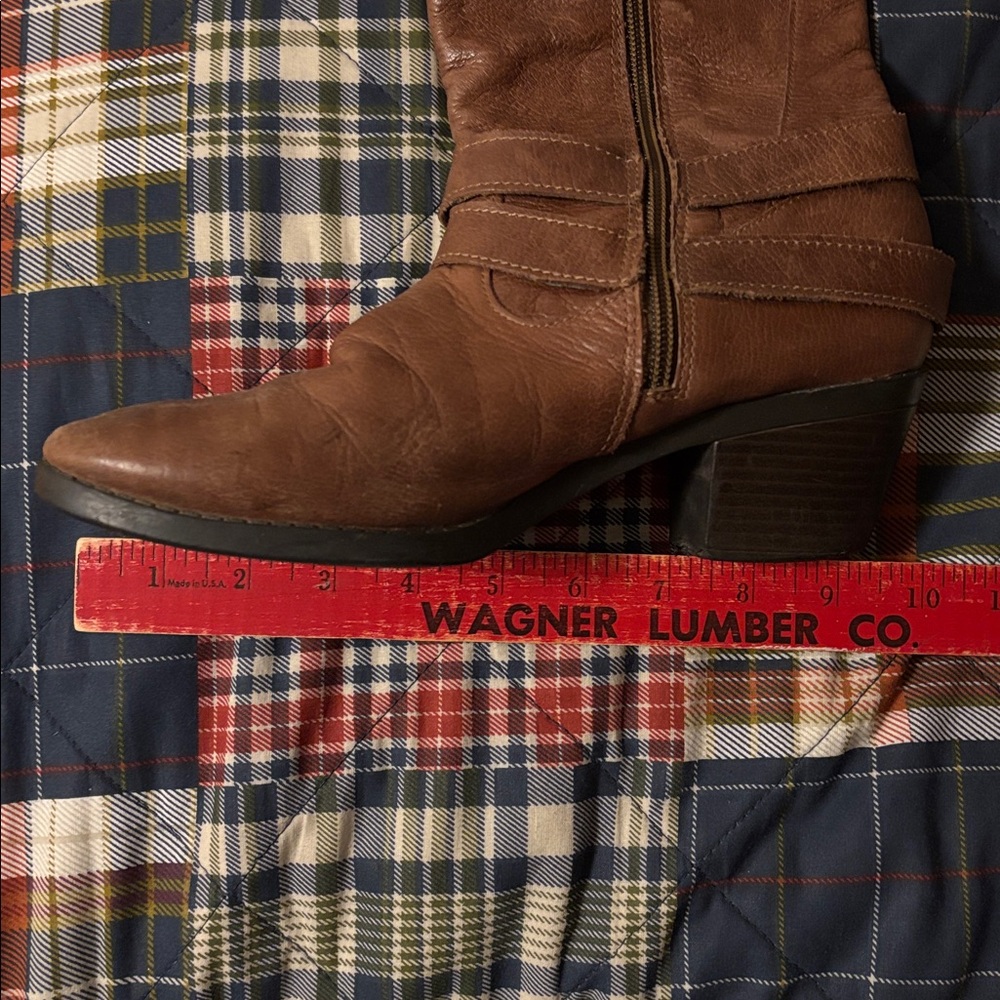 Mossimo Tall Brown Leather boots - Picture 8 of 10